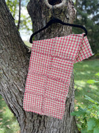 Red Plaid Lap Quilt