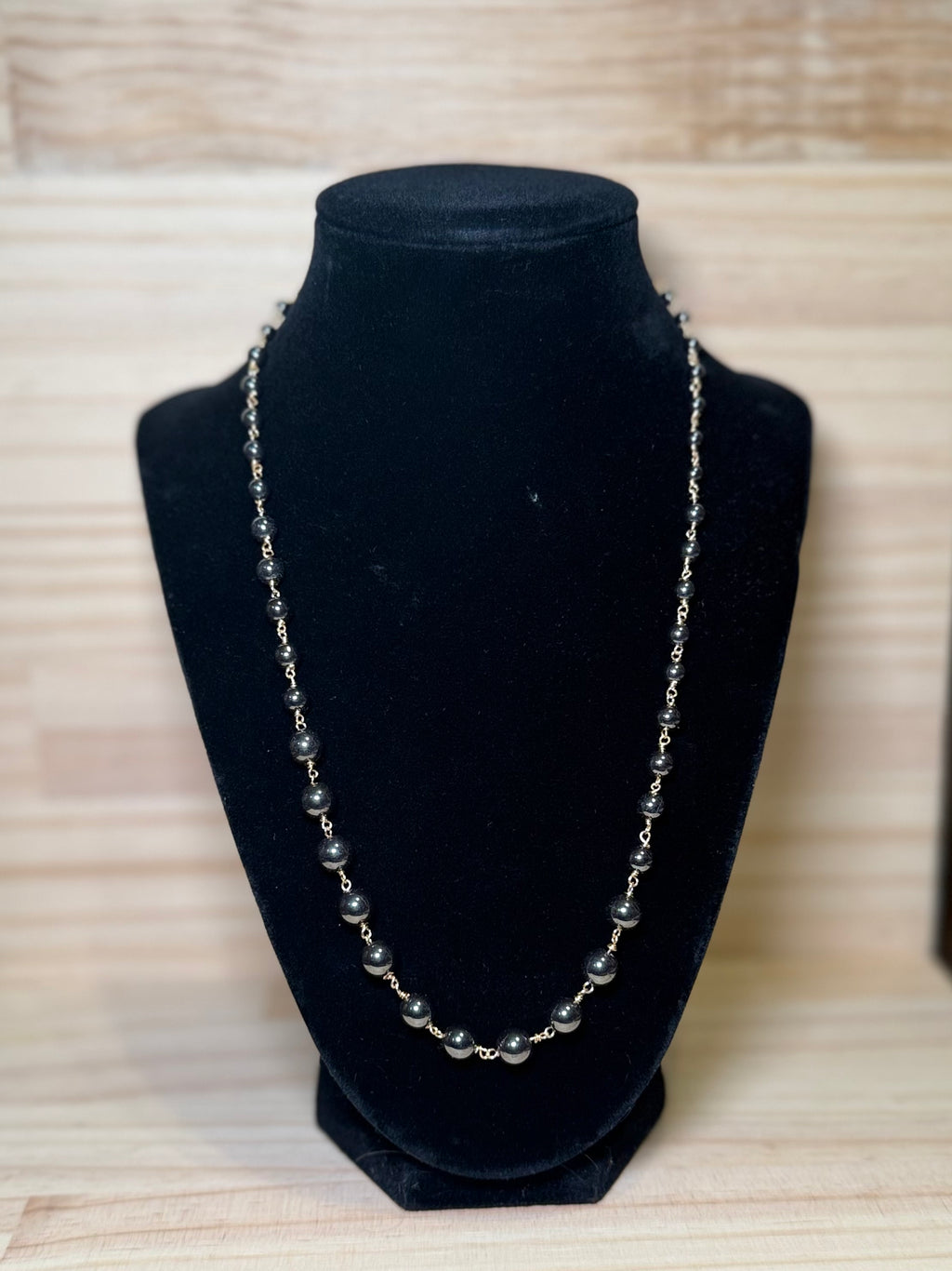Grey weighted Necklace