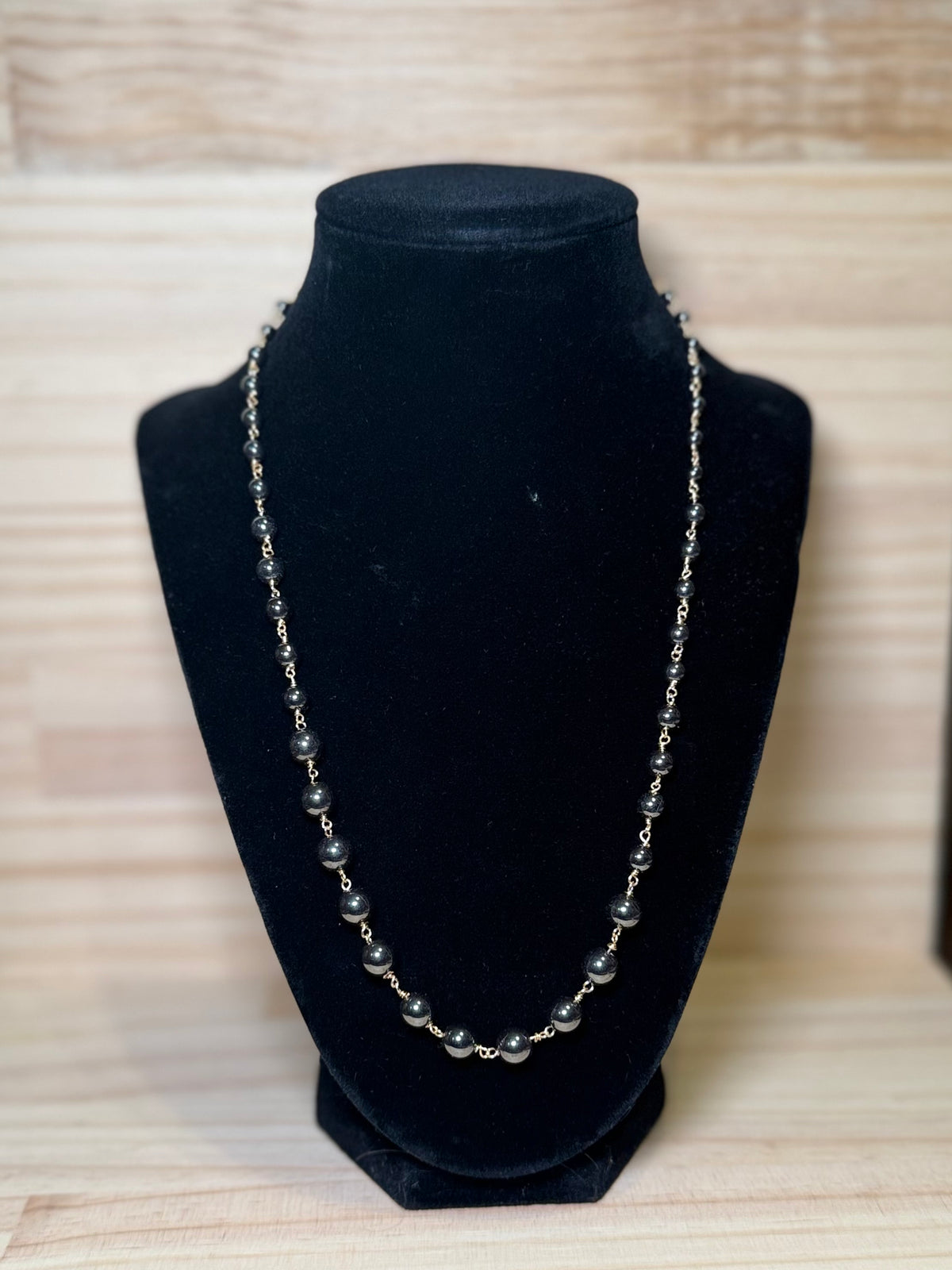 Grey weighted Necklace