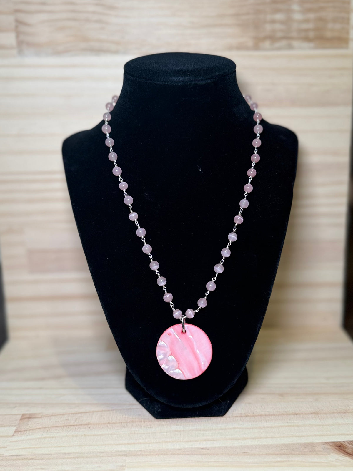 Pink Pendent Necklace