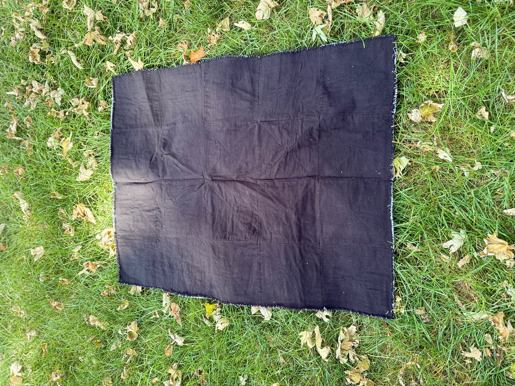 Peanut Ragged Lap Quilt