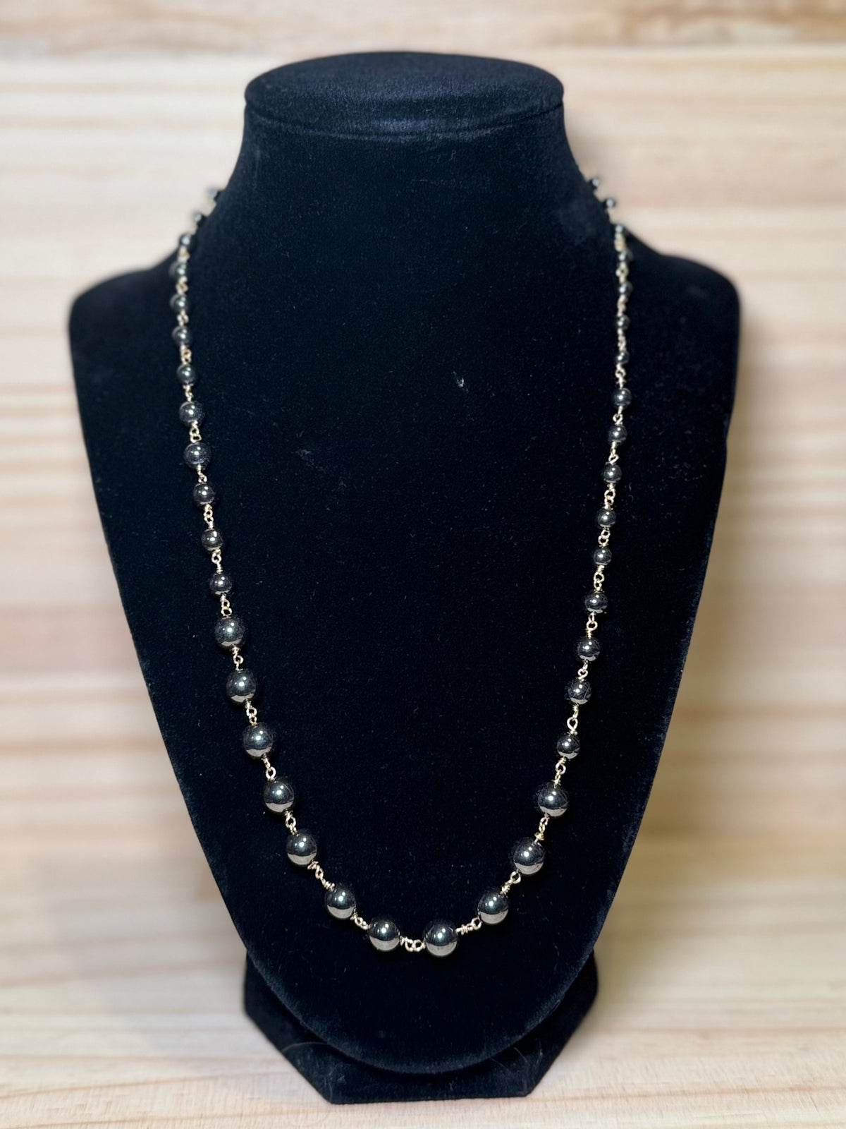 Grey weighted Necklace